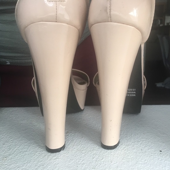 Pastel pink Cathy jean high heels - Picture 3 of 3